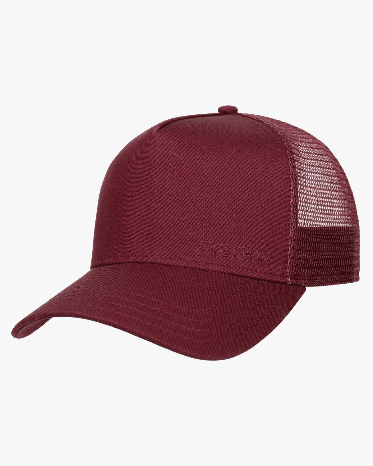 Stetson Cotton Trucker Cap - Red | Stetson Hats | JEANSTORE