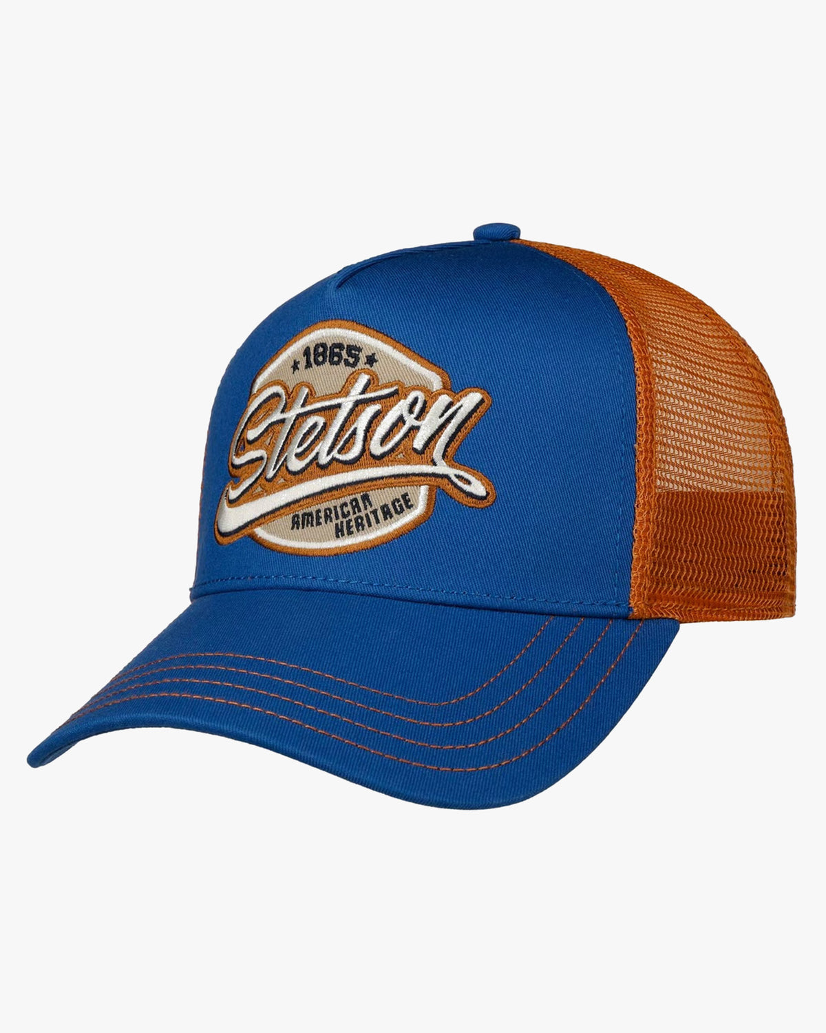 Stetson Classic Patch Trucker Cap - Royal Blue | Stetson Hats | JEANSTORE