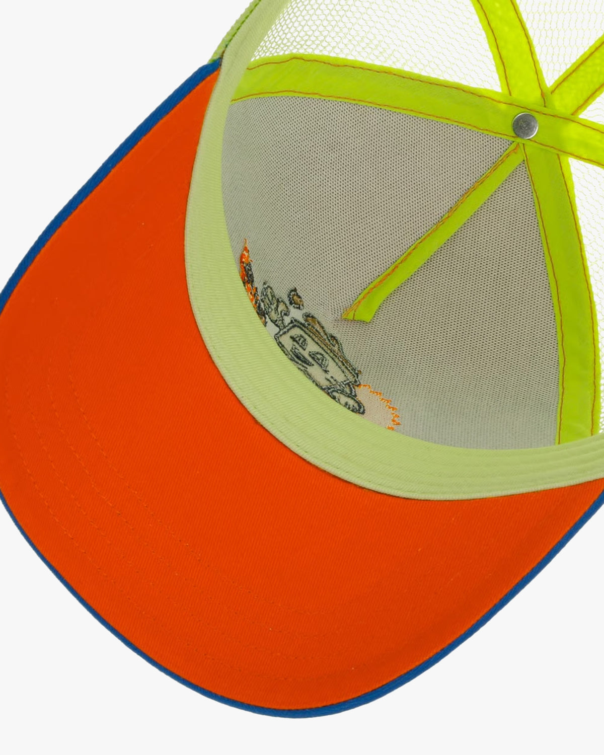 Stetson Barista Coffee Time Trucker Cap - Blue / Ecru