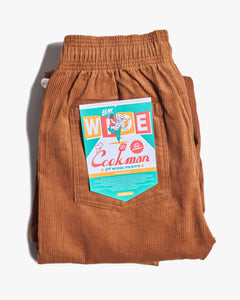 Cookman Semiwide Chef Pants - Corduroy Brown