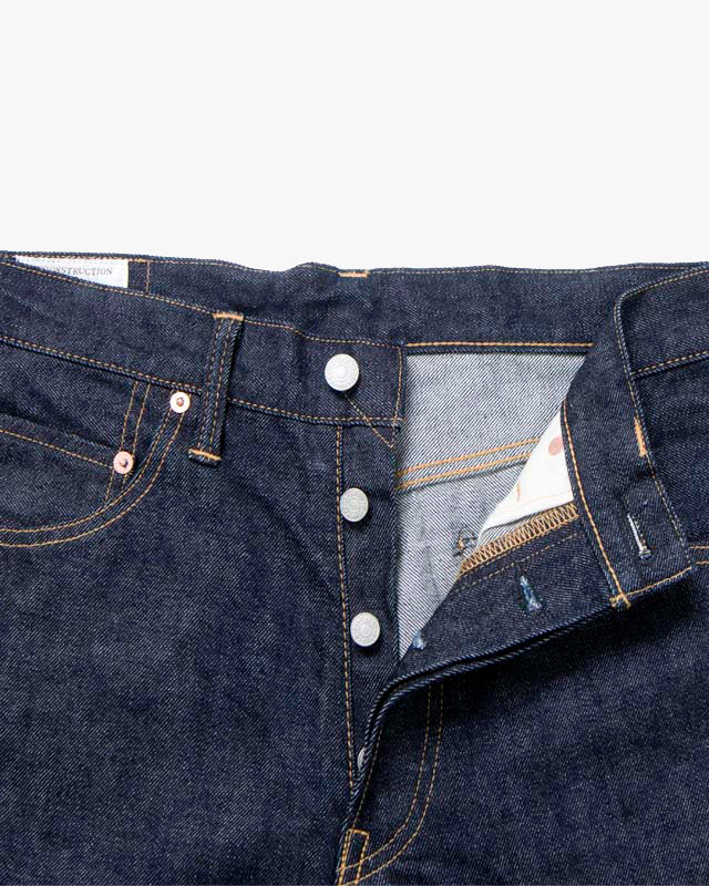 Studio D'Artisan D1826 Ivy Relaxed Tapered Mens Selvedge Jeans - Indig ...