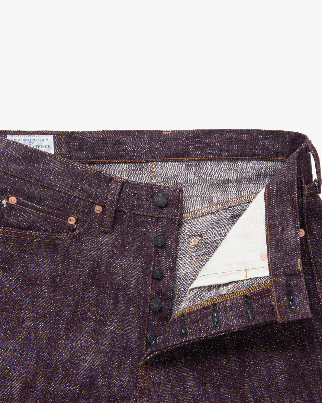 Studio D'Artisan D1904 16oz Selvedge Regular Straight Mens Jeans - Futa-Ai / Onewash