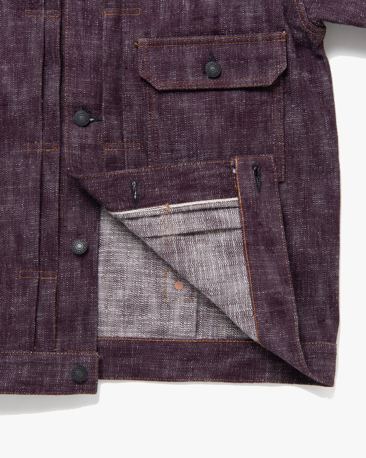 Studio D'Artisan D4614 Type 1 16oz Selvedge Denim Jacket - Futa-Ai / Onewash