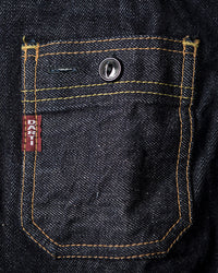 Studio D'Artisan D5335 14oz Selvedge Denim Work Shirt - Indigo Onewash | Studio D'Artisan Shirts | JEANSTORE