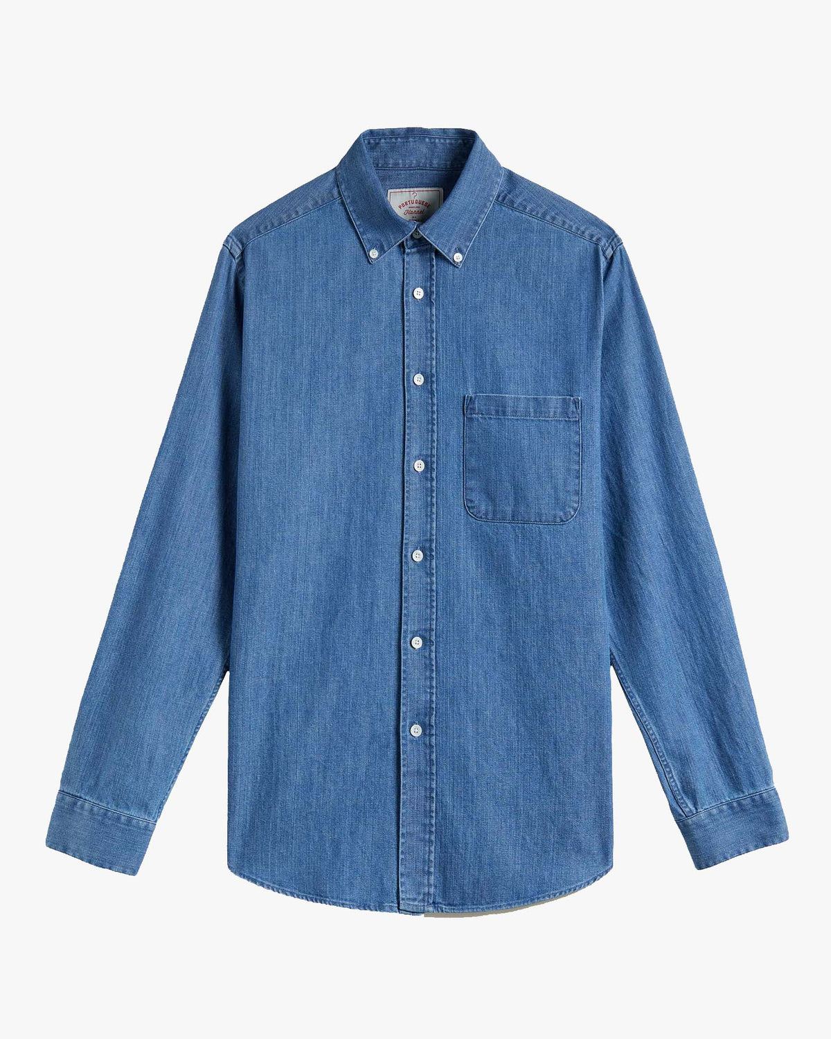 Portuguese Flannel Denim Shirt - Blue