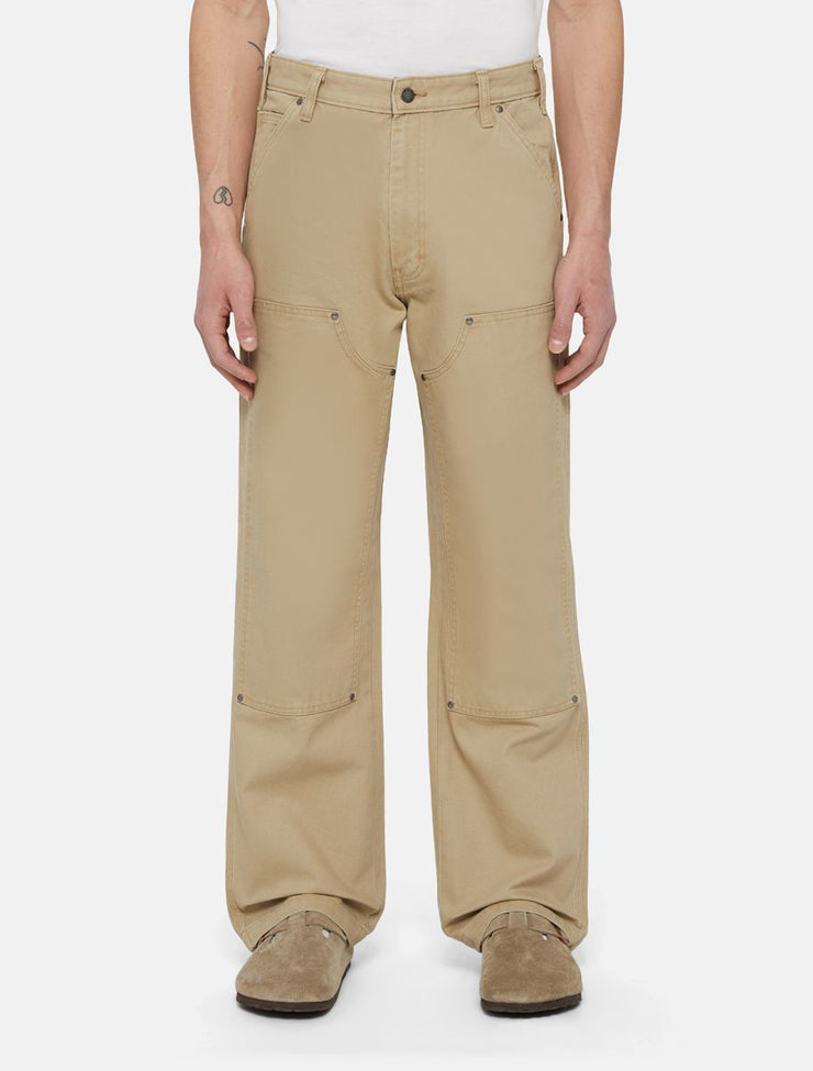 Dickies Duck Canvas Utility Trousers - Stone Washed Desert Sand