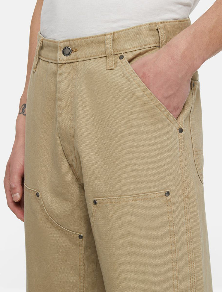 Dickies Duck Canvas Utility Trousers - Stone Washed Desert Sand