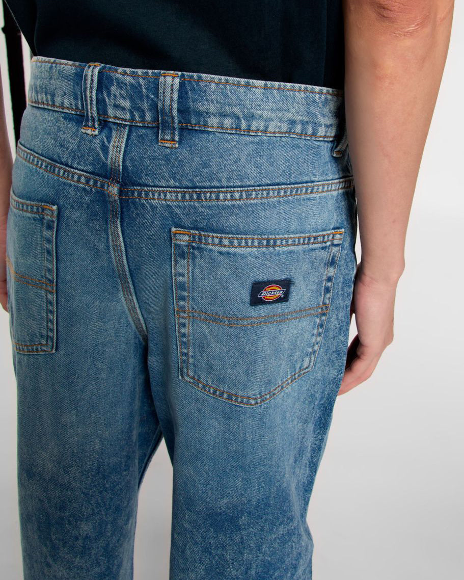 Dickies Thomasville Relaxed Fit Mens Jeans - Rinsed Blue Fade | Dickies Jeans | JEANSTORE