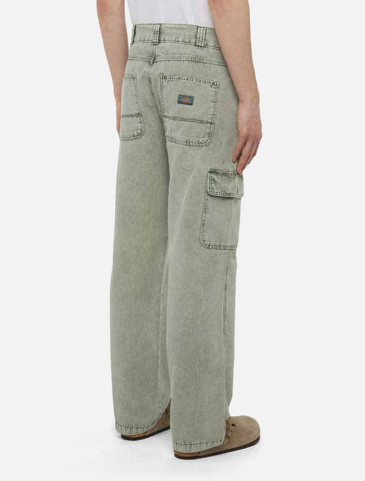 Dickies Newington Acid Dye Trousers - Light Green