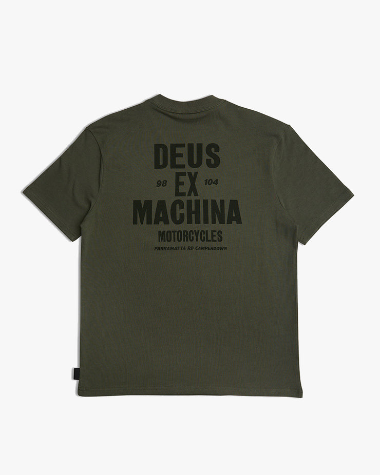 Deus Ex Machina Accuracy Tee - Olive