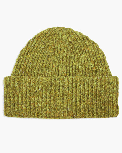 Donegal Yarns Wool Beanie - Lime | Donegal Yarns Hats | Jeanstore