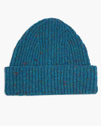 Donegal Yarns Wool Beanie - Peacock | Donegal Yarns Hats | JEANSTORE