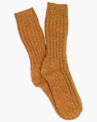 Donegal Yarns Wool Mix Socks - Gold | Donegal Yarns Socks | JEANSTORE