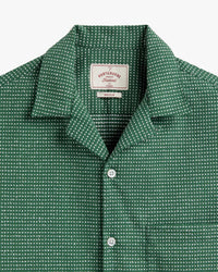 Portuguese Flannel Dots Shirt - Green