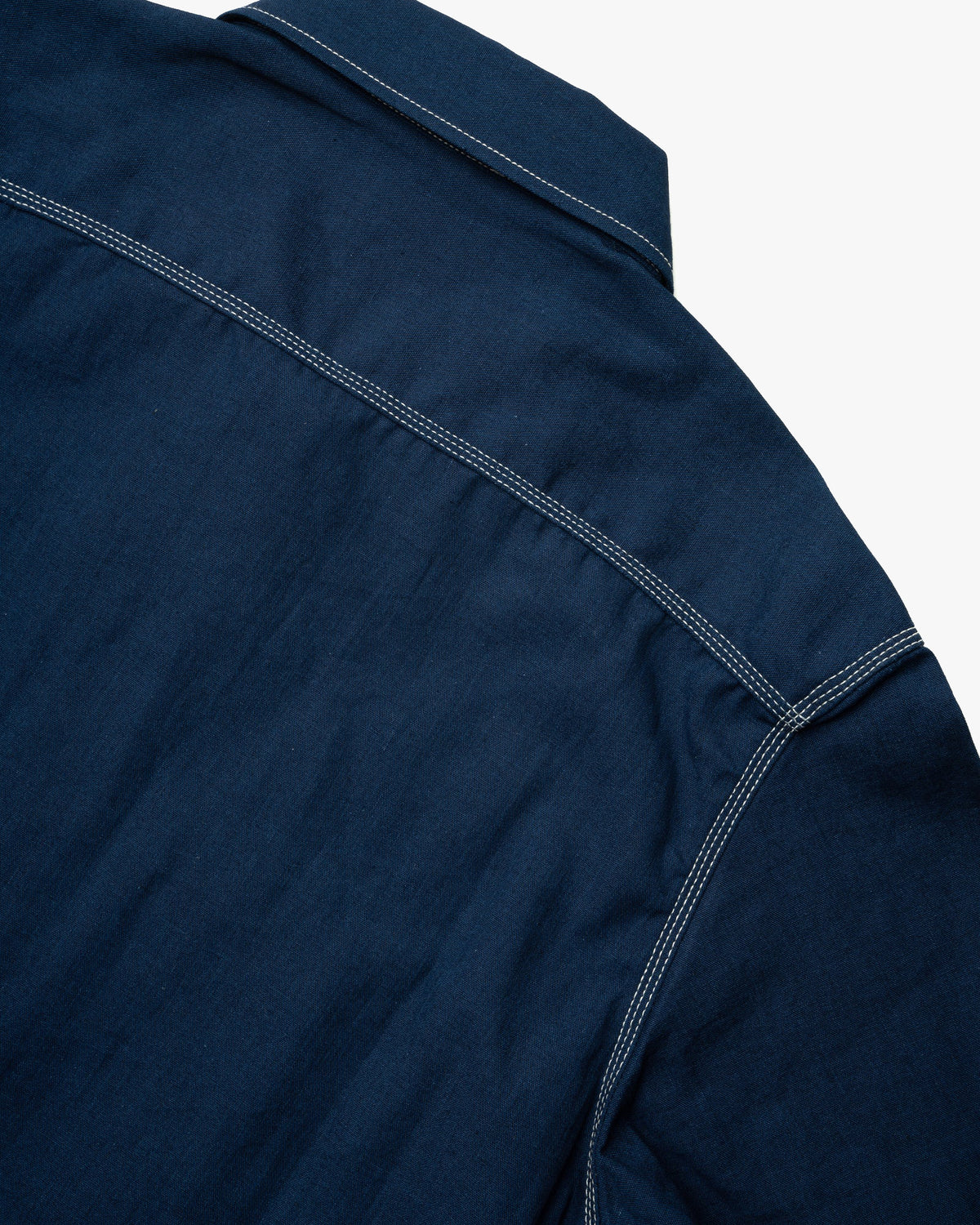 Big John MS003R Chambray Shirt - Dark Indigo | Big John Shirts | JEANSTORE