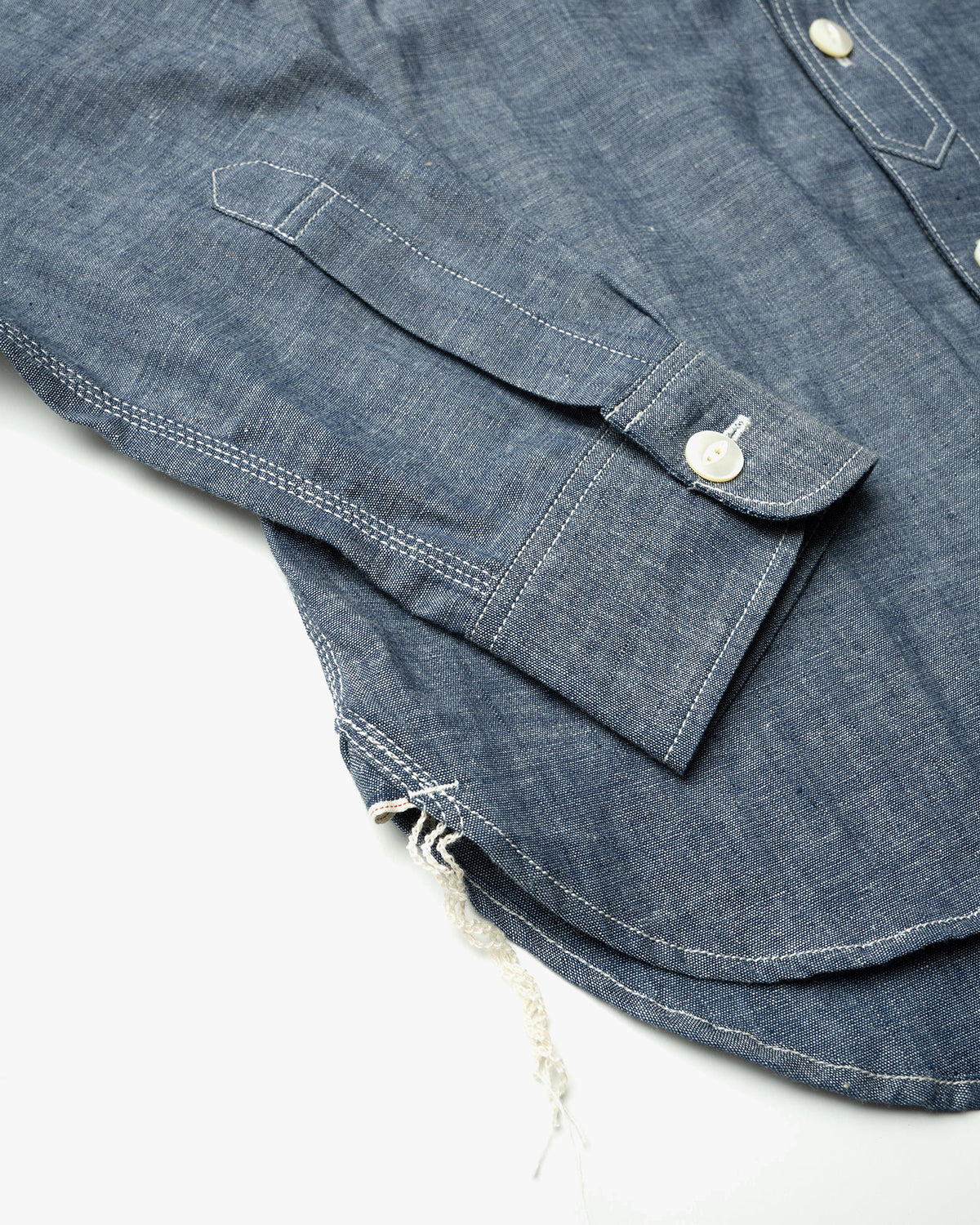 Big John MS003R Chambray Shirt - Indigo | Big John Shirts | JEANSTORE