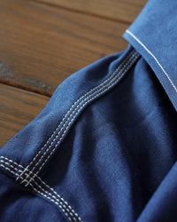 Big John MS003R Chambray Shirt - Dark Indigo | Big John Shirts | JEANSTORE
