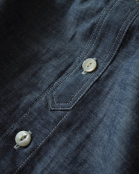Big John MS003R Chambray Shirt - Indigo | Big John Shirts | JEANSTORE