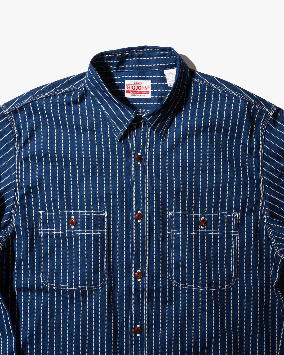 Big John MS003R Chambray Shirt - Wabash | Big John Shirts | JEANSTORE