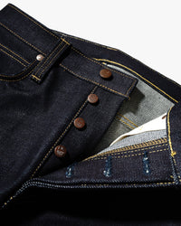Big John M104G Tough 23oz Straight Fit Selvedge Mens Jeans - Unwashed | Big John Jeans | JEANSTORE