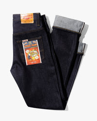 Big John M104G Tough 23oz Straight Fit Selvedge Mens Jeans - Unwashed | Big John Jeans | JEANSTORE
