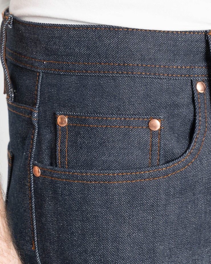 Unbranded UB701 Wide Fit Mens Jeans - 14.5oz Indigo Selvedge | The Unbranded Brand Jeans | JEANSTORE