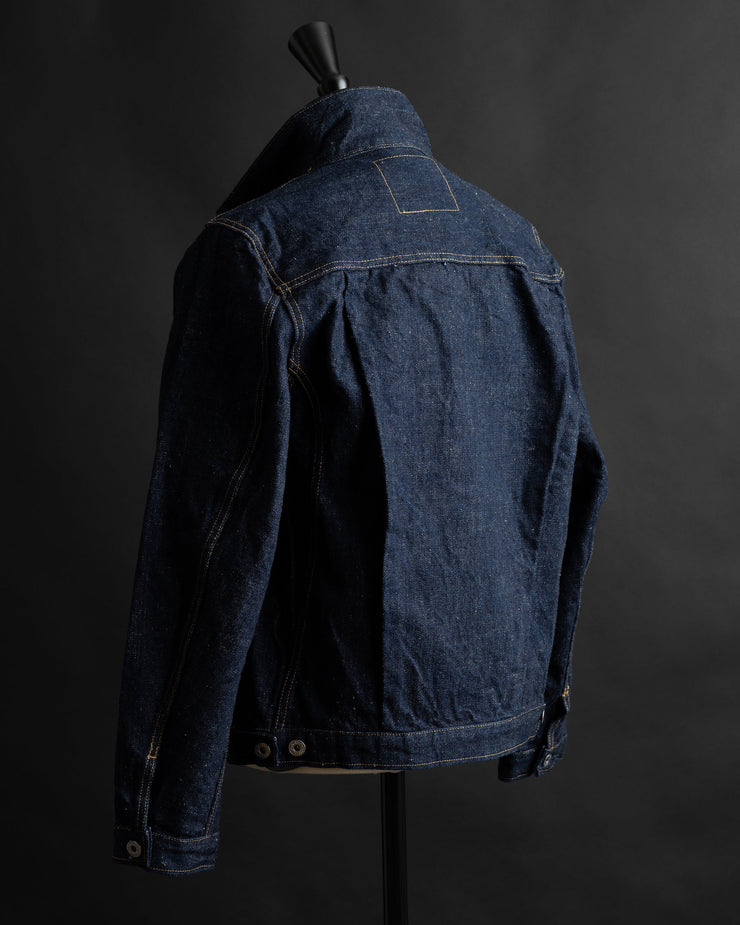 Big John Green Label M6012RC Wild Duck Selvedge Denim Jacket - Indigo Onewash
