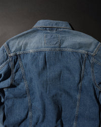 Big John M6010SL Vintage 60's Selvedge Denim Trucker Jacket - Antique Wash | Big John Jackets & Coats | JEANSTORE