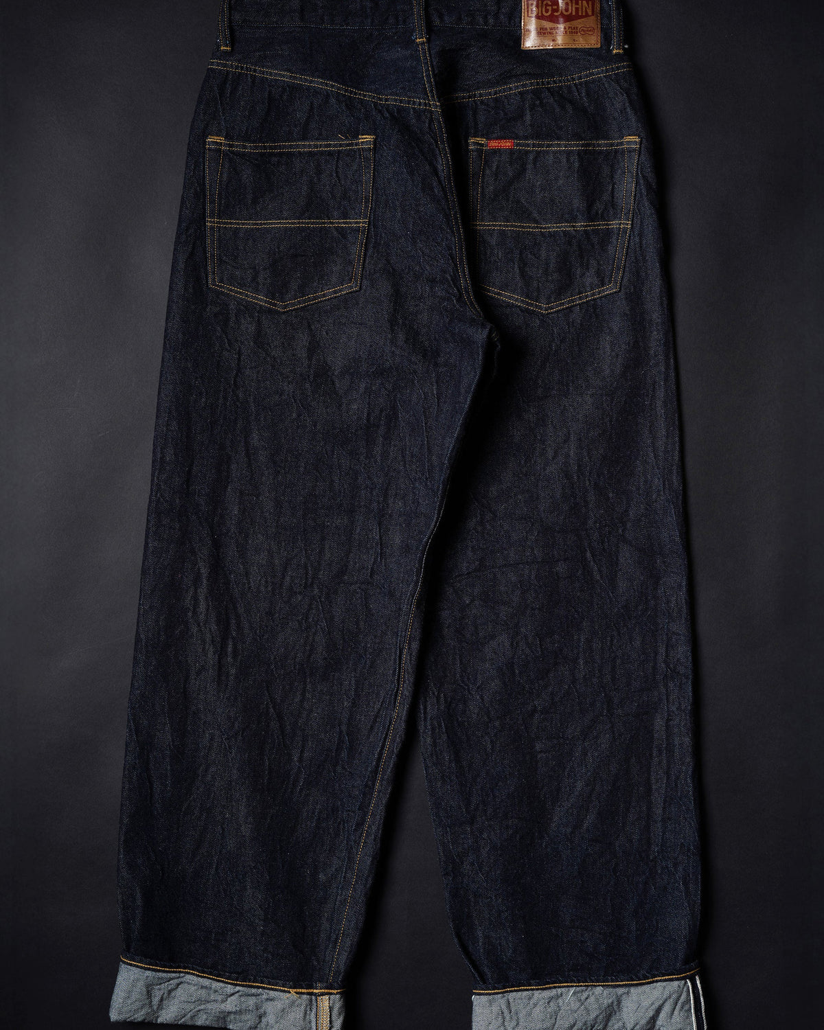 Big John M101SLB Wide Straight Jeans - SL Vintage 12oz Selvedge Denim Onewash