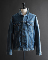 Big John M6010SL Vintage 60's Selvedge Denim Trucker Jacket - Antique Wash | Big John Jackets & Coats | JEANSTORE