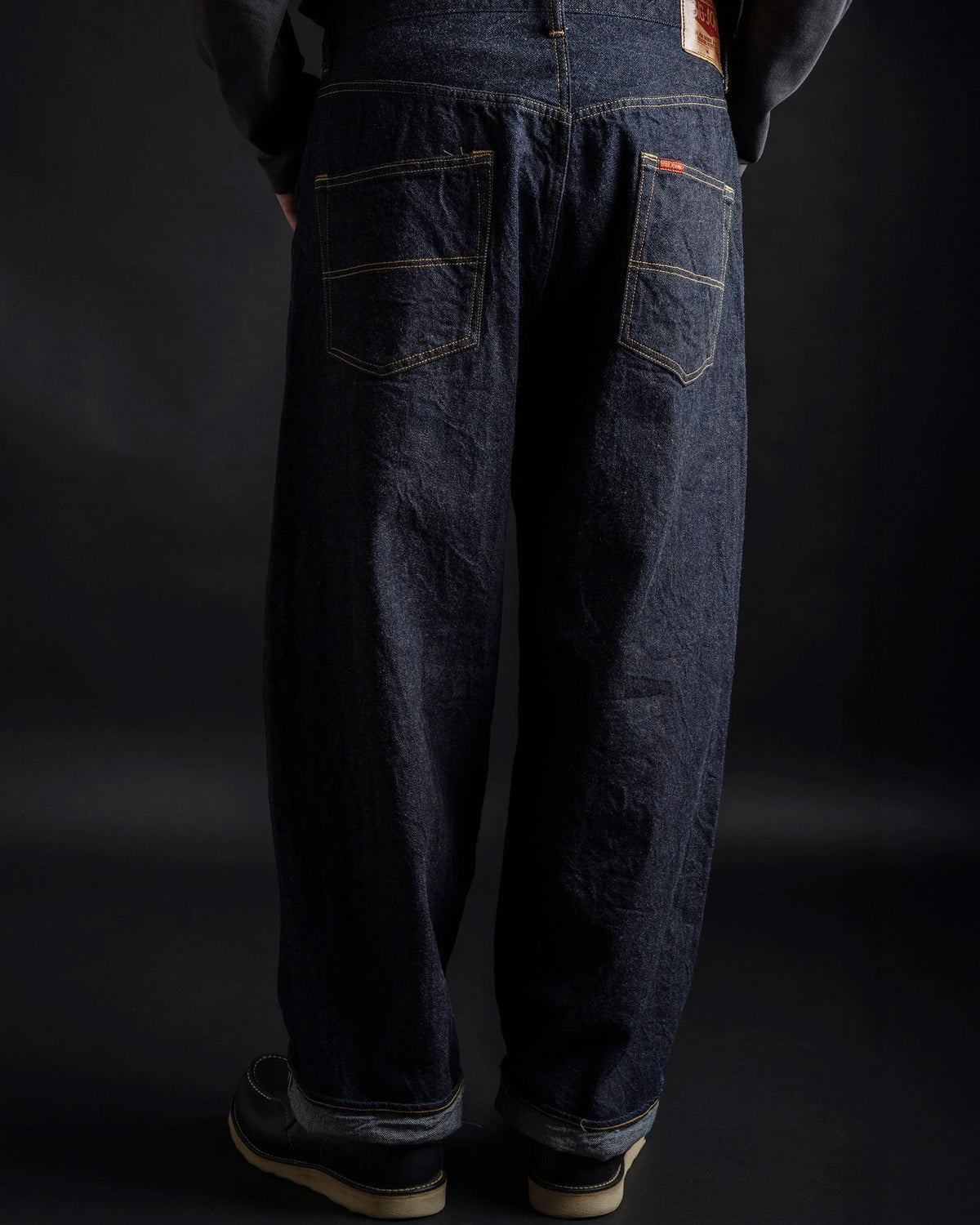 Big John M101SLB Wide Straight Jeans - SL Vintage 12oz Selvedge Denim Onewash