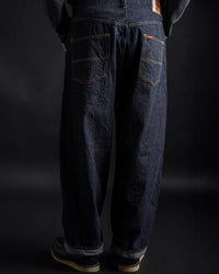 Big John M101SLB Wide Straight Jeans - SL Vintage 12oz Selvedge Denim Onewash