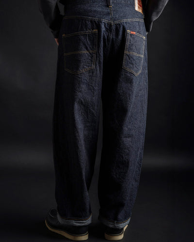 Big John M101SLB Wide Straight Jeans - SL Vintage 12oz Selvedge Denim Onewash