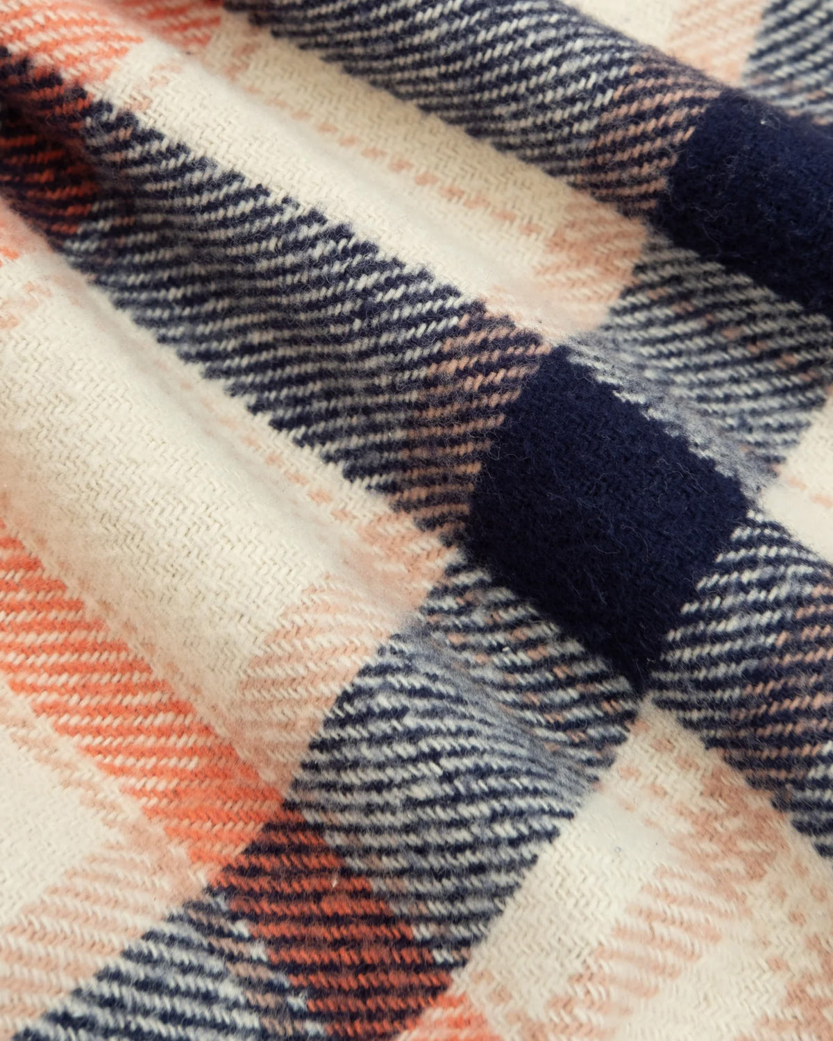 Pendleton Big Pocket Check Shirt - Silver Lining / Orange