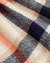 Pendleton Big Pocket Check Shirt - Silver Lining / Orange