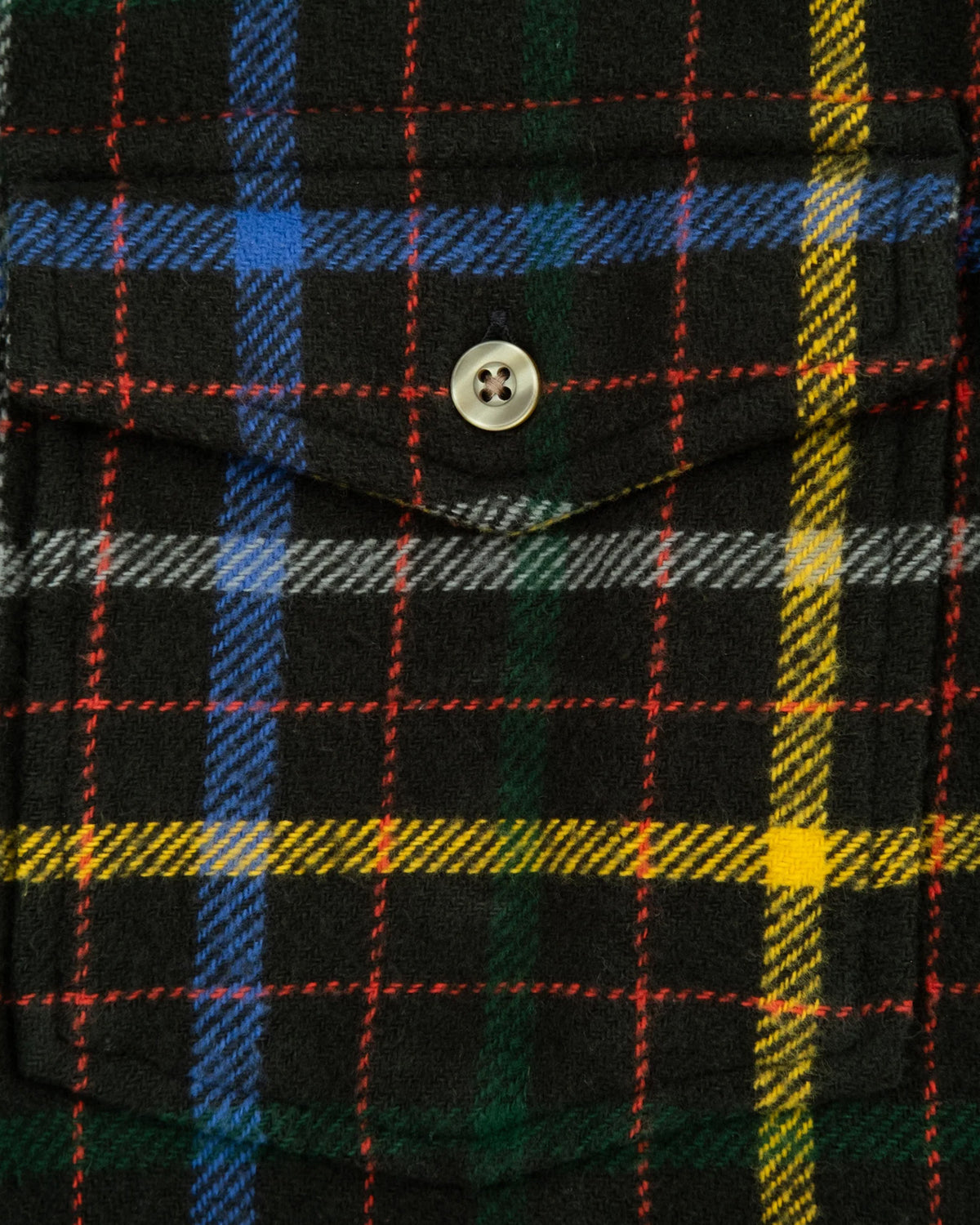 Pendleton Big Pocket Check Shirt - Peat Green