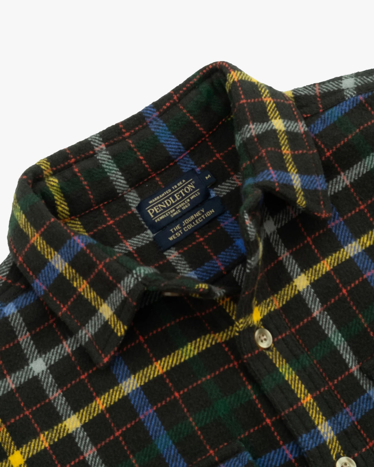 Pendleton Big Pocket Check Shirt - Peat Green