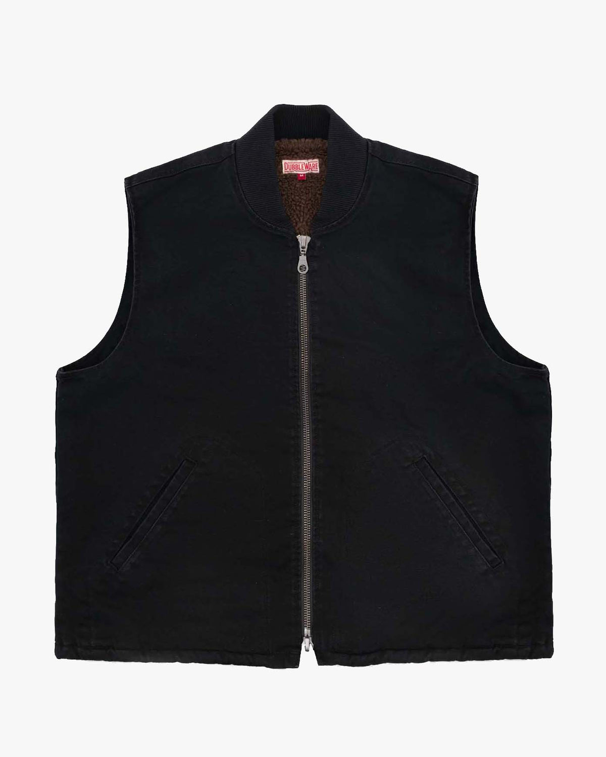 Dubbleware Cavva Fleece Vest - Washed Black