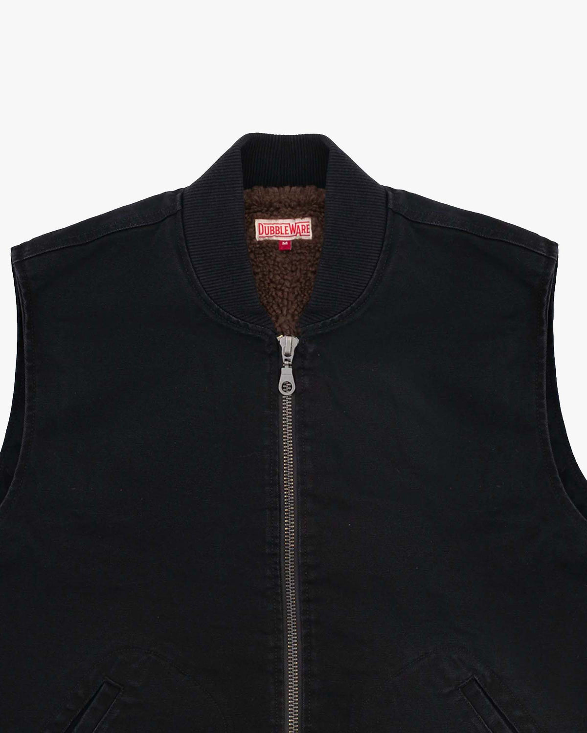Dubbleware Cavva Fleece Vest - Washed Black
