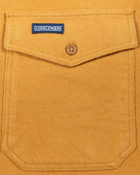 Dubbleware Notched Pocket Flannel Overshirt - Golden Tan | Dubbleware Shirts | Jeanstore