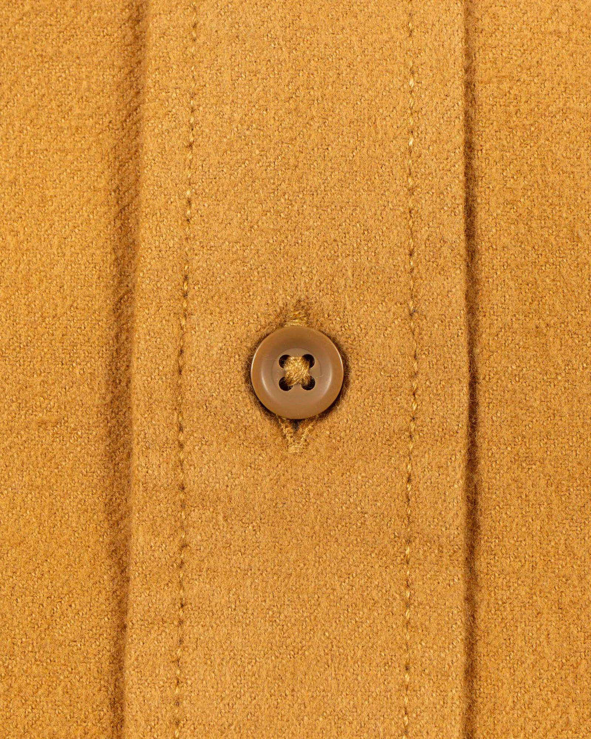 Dubbleware Notched Pocket Flannel Overshirt - Golden Tan | Dubbleware Shirts | Jeanstore