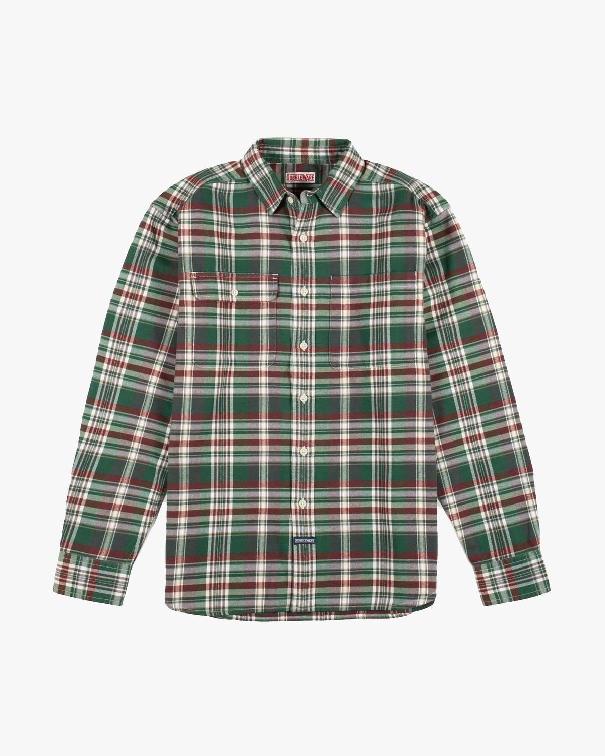 Dubbleware Heritage Check Workshirt - Green Plaid