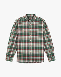 Dubbleware Heritage Check Workshirt - Green Plaid