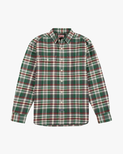 Dubbleware Heritage Check Workshirt - Green Plaid