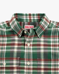 Dubbleware Heritage Check Workshirt - Green Plaid