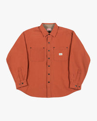 Dubbleware Lined Snap Overshirt - Dusty Brick Canvas