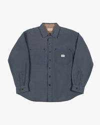Dubbleware Lined Snap Overshirt - Indigo Canvas