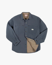 Dubbleware Lined Snap Overshirt - Indigo Canvas