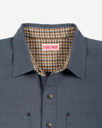 Dubbleware Lined Snap Overshirt - Indigo Canvas