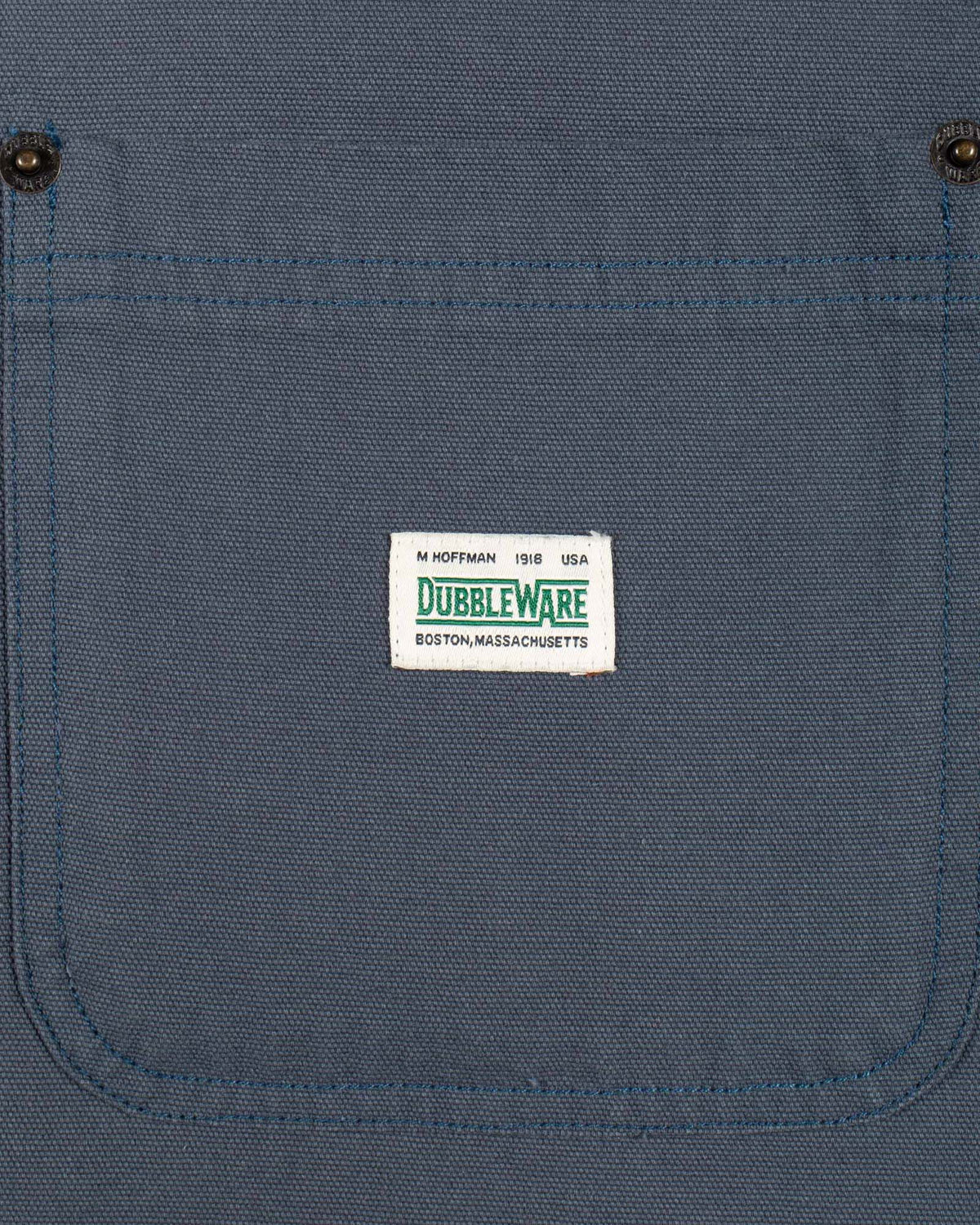 Dubbleware Lined Snap Overshirt - Indigo Canvas